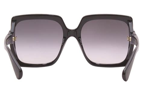 Gucci GG0876S 60 Grey & Black Sunglasses .